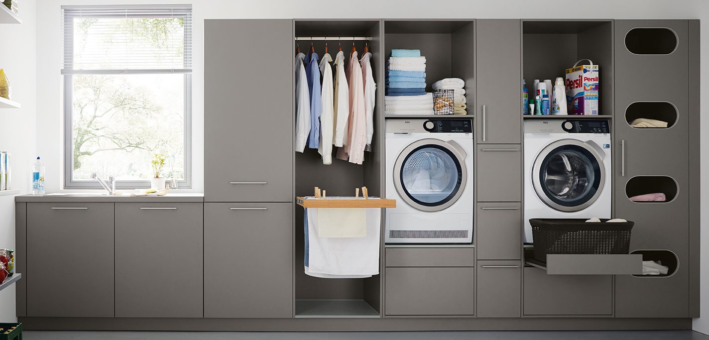 Easy & Clean Utility Room Solutions From Schuller Kitchens